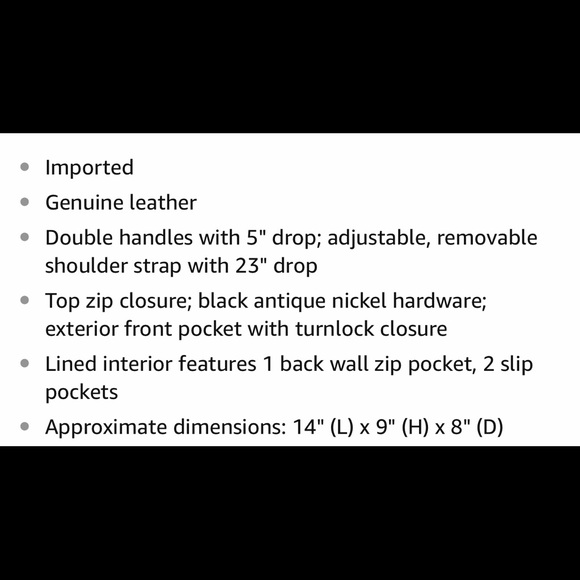 Coach Metallic Leather Rhyder Satchel - Brass - Picture 8 of 8